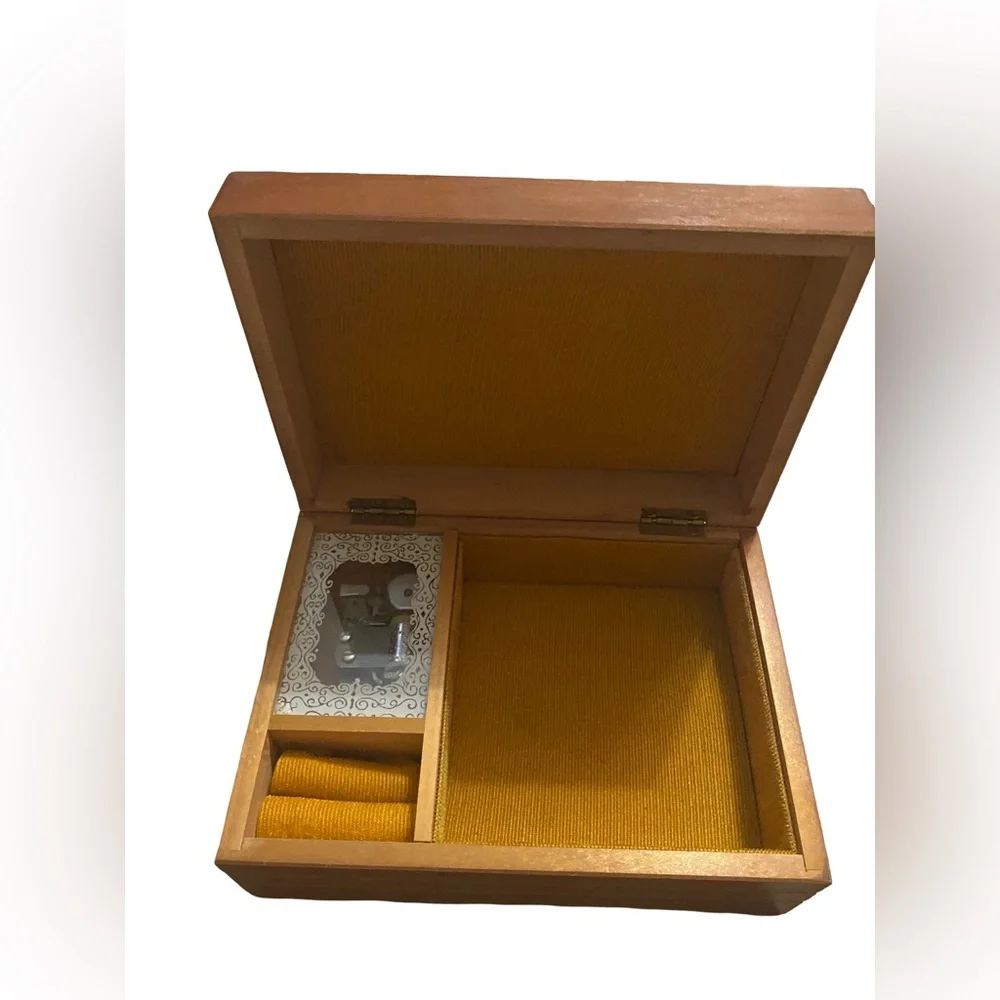 Vintage Chadwick Miller Wooden Music Trinket Box 
